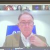 Professor Sir Jim McDonald of the Royal Academy of Engineering gives an online lecture to the College of Engineering
